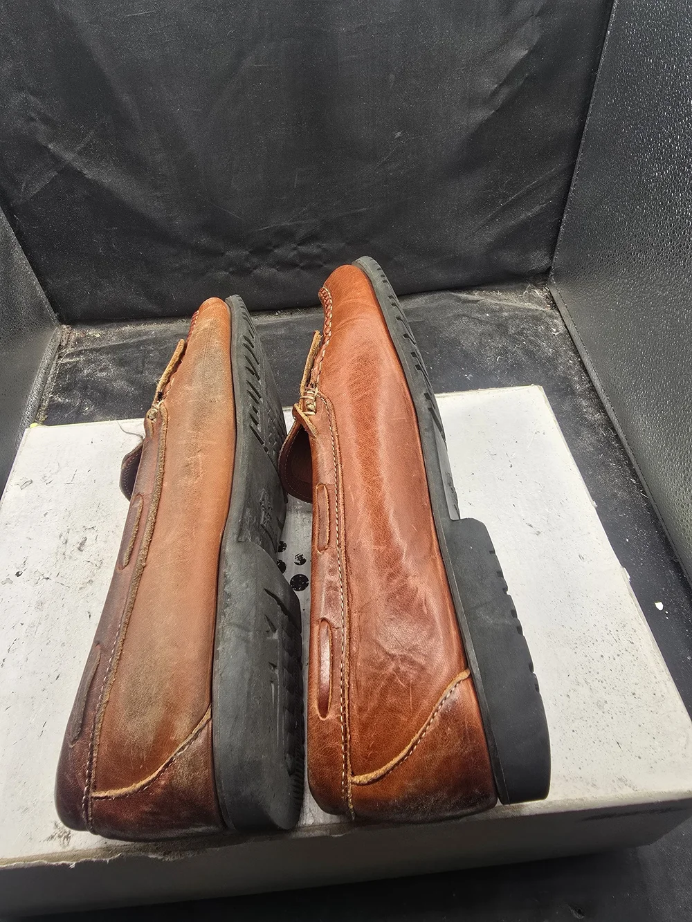 Allen Edmonds Chestnut Brown Leather Tassel Loafers